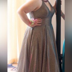 Shimmer prom dress